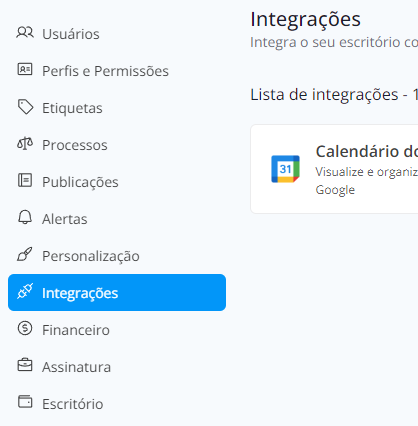 Integrações