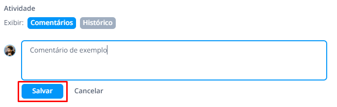 Adicionar comentário