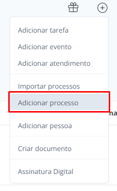 Criação de processo