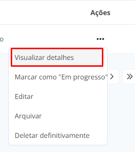 Visualizar tarefa